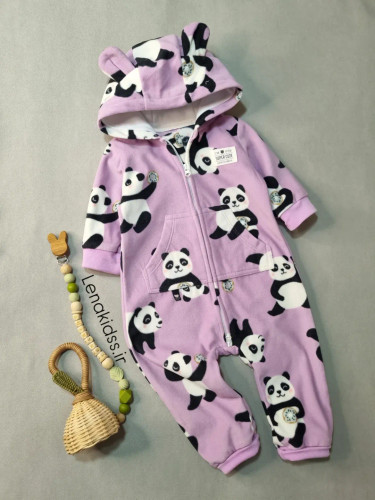 سرهمی نوزادی وارداتی کلاهدار پاندایی فوتر برند کارترز