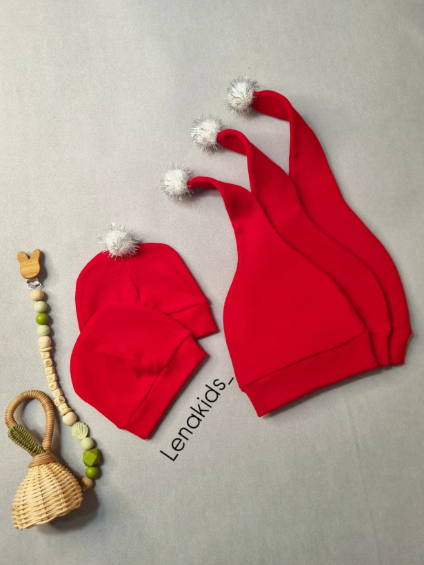 کلاههای کریسمسی و یلدایی قرمز نرم، کشسان