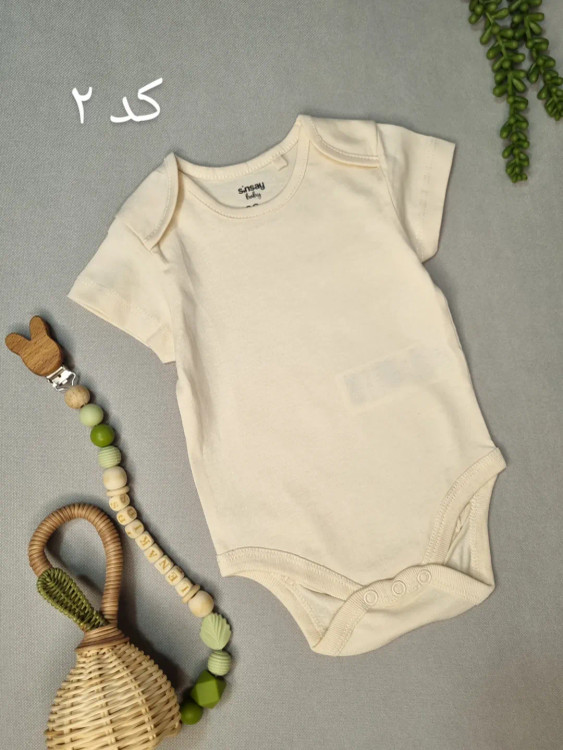 بادی نوزادی آستینکوتاه نخ پنبه وارداتی برند sinsay