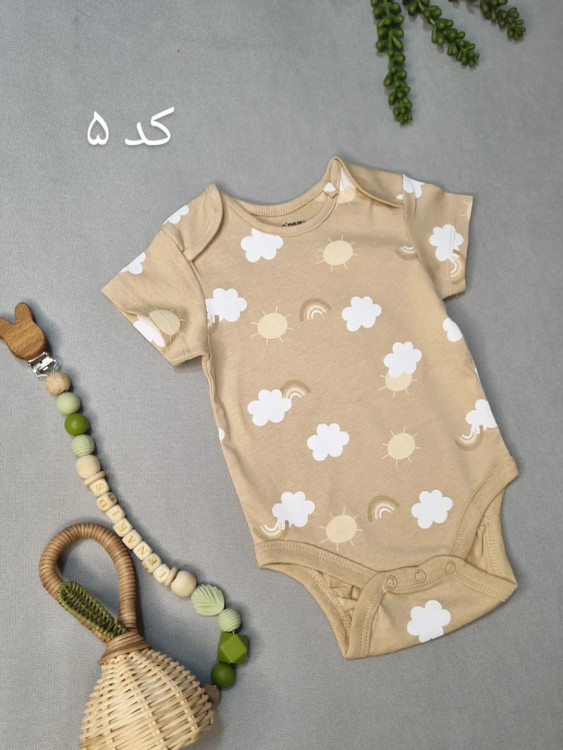 بادی نوزادی آستینکوتاه نخ پنبه وارداتی برند sinsay