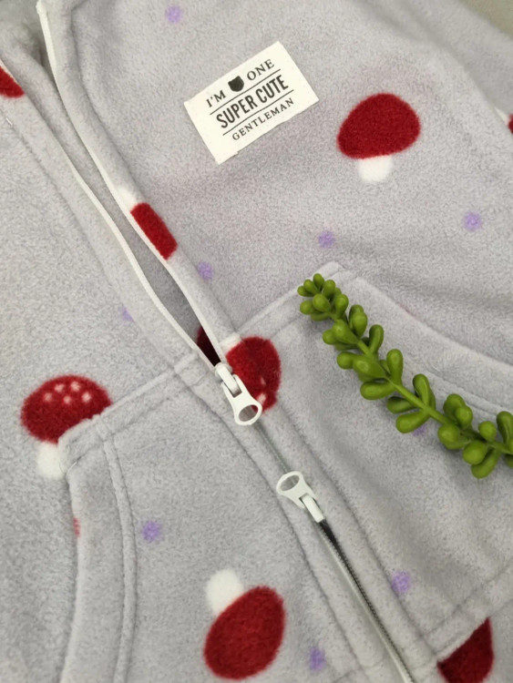 سرهمی نوزادی وارداتی فوتر طرح قارچ