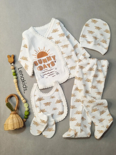 ست بیمارستانی نوزادی نخ پنبه ترک