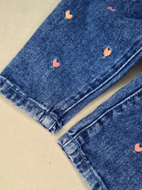 شلوار جین آبی نوزادی دخترانه وارداتی برند Primark