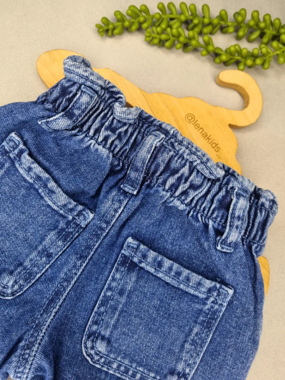 شلوار جین آبی نوزادی دخترانه وارداتی برند Primark