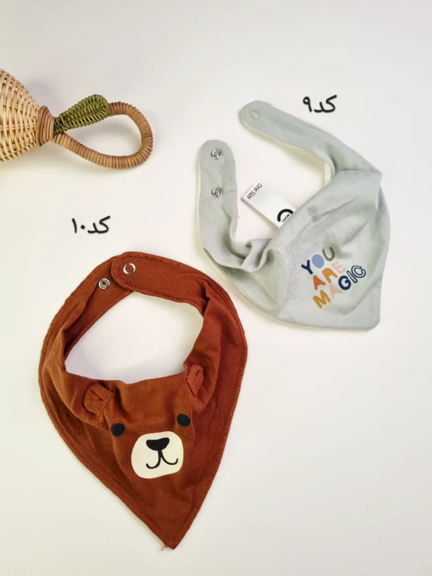 دستمال گردن پیشبند نوزادی وارداتی