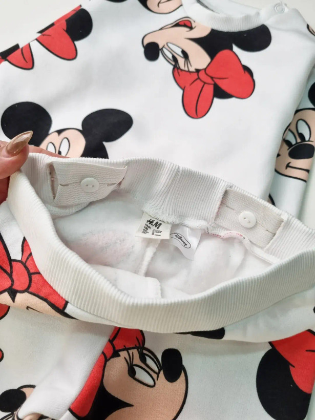 ست بلوز شلوار بچه گانه توکرکی H&M پاییزه