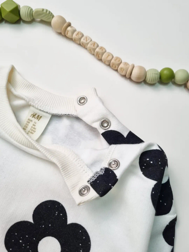 ست بلوز شلوار بچه گانه توکرکی H&M پاییزه