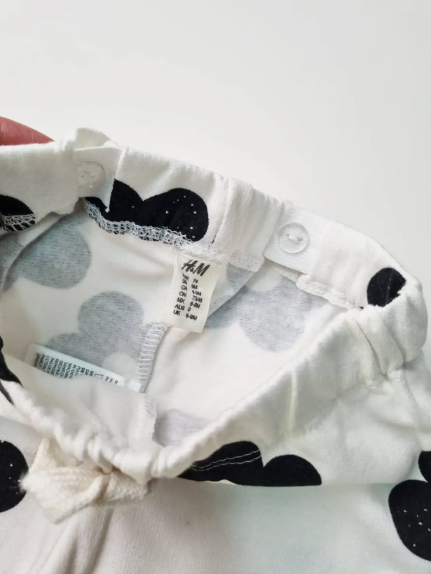 ست بلوز شلوار بچه گانه توکرکی H&M پاییزه