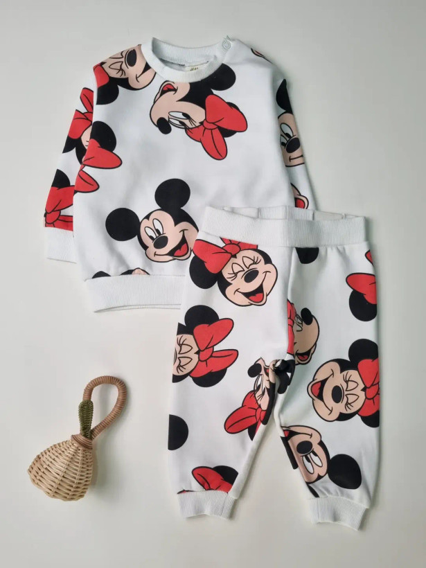 ست بلوز شلوار بچه گانه توکرکی H&M پاییزه