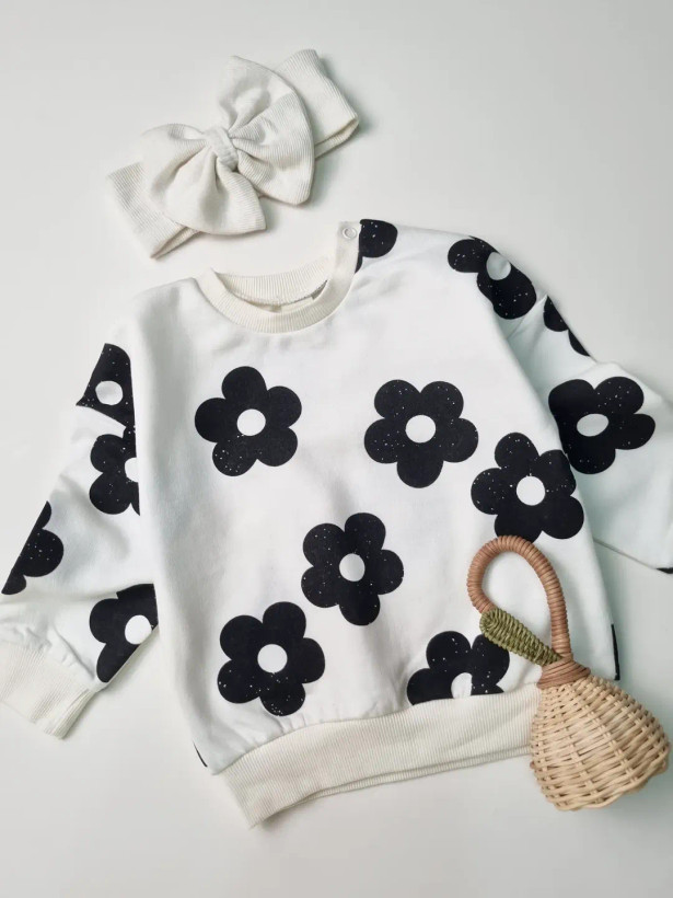 ست بلوز شلوار بچه گانه توکرکی H&M پاییزه